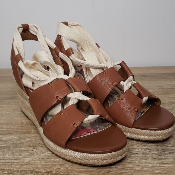 Patricia Nash Riva Wedge Sandals Women's Shoes 5.5M - Picture 8 of 10